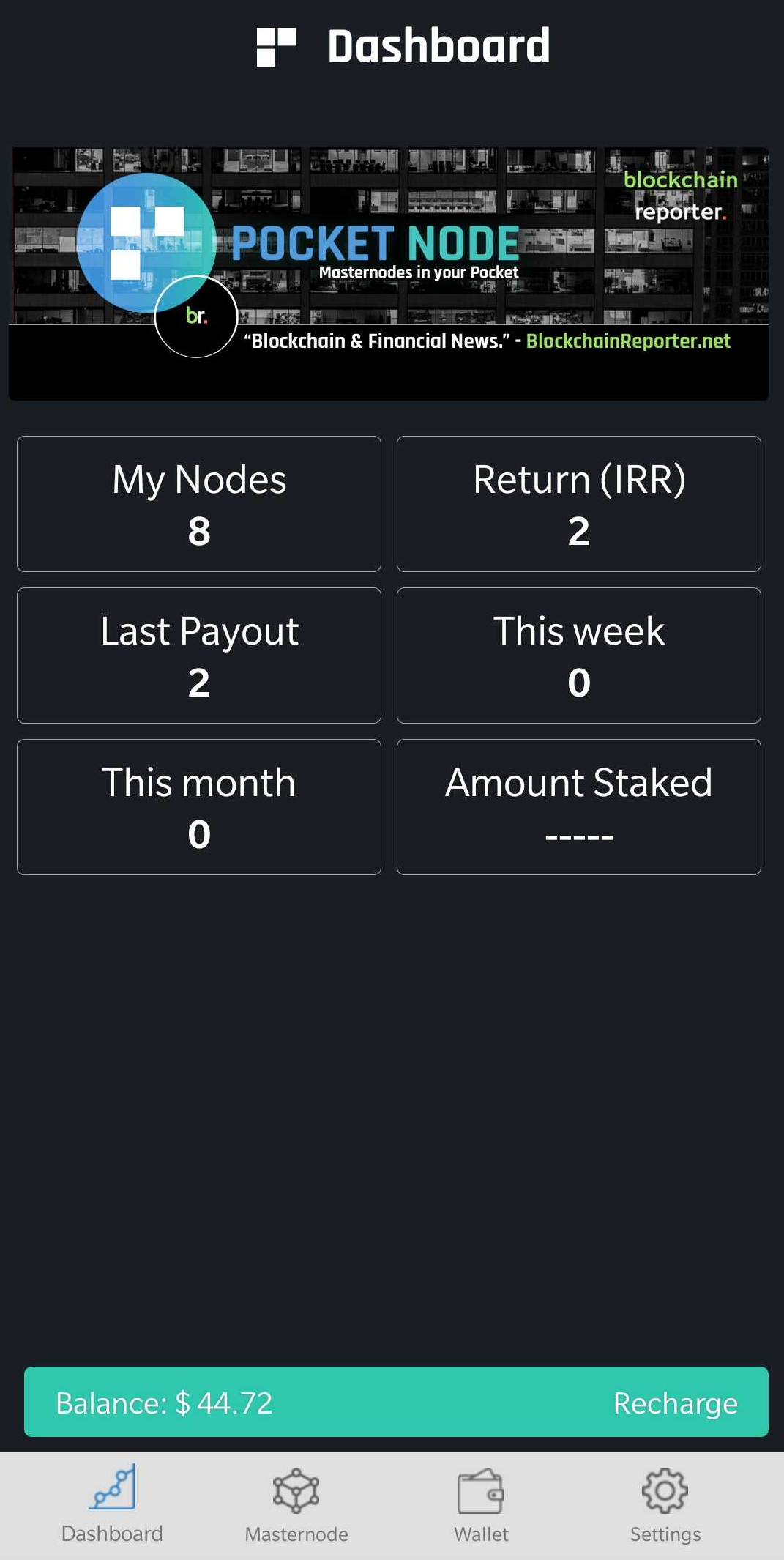 pocket node app screenshot